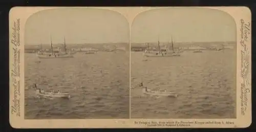 Stereo Foto Boote in der Delagoa-Bay, Südafrika