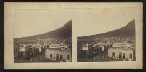 Stereo-Foto Stadtansicht Südafrika, Kapstadt?