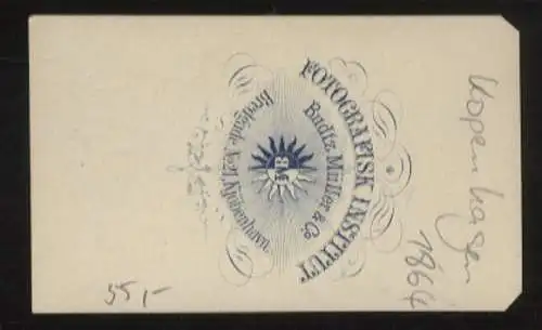 CdV Dänemark Kopenhagen, Kaimauer mit Thorvaldsens Museum