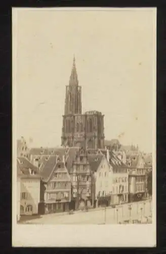 CdV Foto Straßburg Straßburg Elsass Bas Rhin, Münster