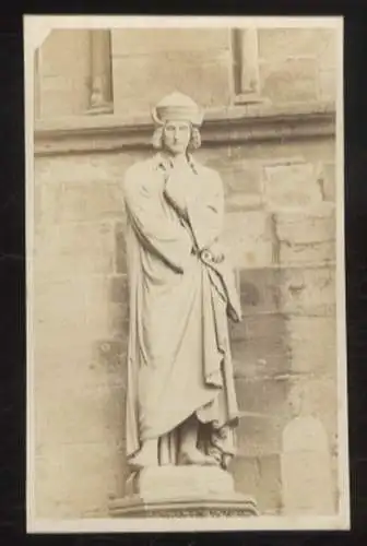 CdV Foto Straßburg Straßburg Elsass Bas Rhin, Erwin von Steinbach-Denkmal