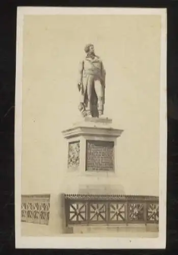 CdV Foto Straßburg Straßburg Elsass Bas Rhin, Jean Baptiste Klèber-Denkmal