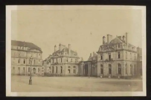 CdV Foto Straßburg Straßburg Elsass Bas Rhin, Place du Chateau mit dem barocken Palais Rohan