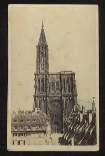 CdV Foto Straßburg Straßburg Elsass Bas Rhin, Münster