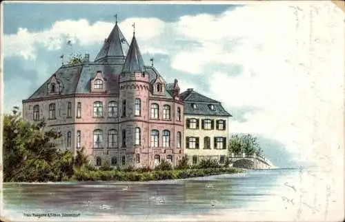 Litho Breitscheid Ratingen, Schloss Linnep