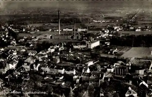 Ak Hilden im Rheinland, Luftaufnahme