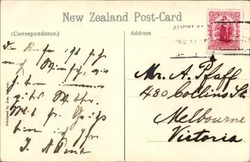 Ak Rotorua Neuseeland, Rotokakahi, Green Lake