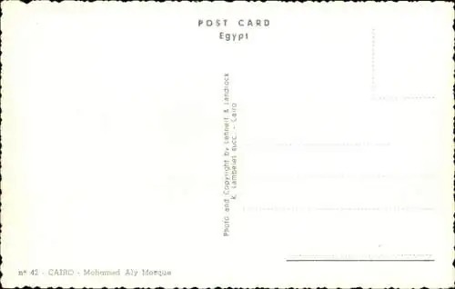 Ak Cairo Kairo Ägypten, Mohamed Ali Moschee