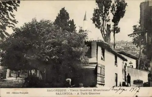 Ak Thessaloniki Griechenland, Türkisches Viertel