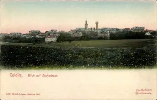 Ak Zschadraß Zschadrass Colditz in Sachsen, Panorama