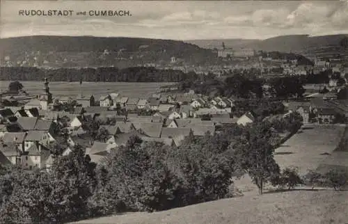 Ak Cumbach Rudolstadt in Thüringen, Gesamtansicht