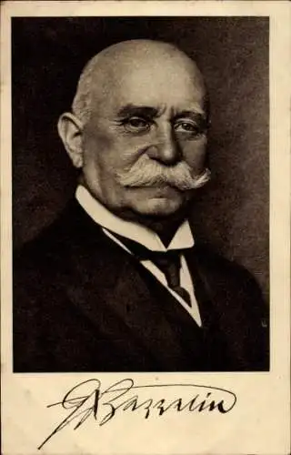 Ak Ferdinand Graf von Zeppelin, Portrait, Reichsausschuss Zeppelin Eckener Spende