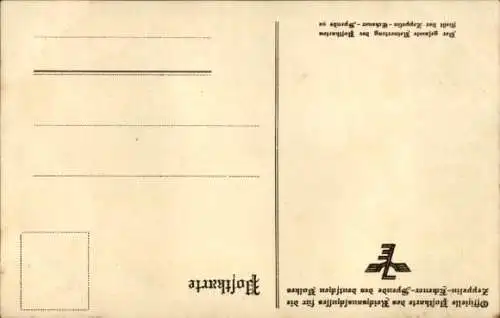 Ak Ferdinand Graf von Zeppelin, Portrait, Reichsausschuss Zeppelin Eckener Spende