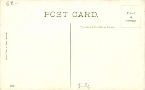 Passepartout Ak Jubbulpore Jabalpur Indien, Nerbudda Fluss