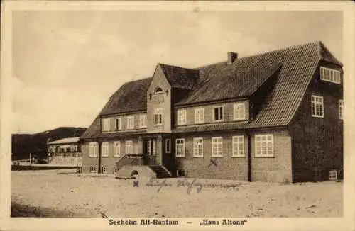 Ak Rantum auf Sylt, Seeheim Alt Rantum, Haus Altona