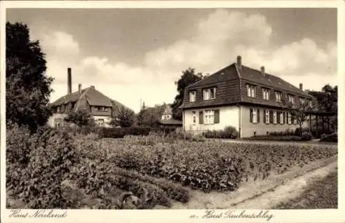 Ak Ummeln Bielefeld in Westfalen, evangelische Mädchenheime, Haus Neuland, Haus Taubenschlag