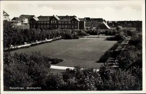 Ak Wangerooge in Friesland, Blick auf den Rosengarten