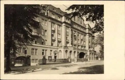 Ak Hamburg Eimsbüttel, Curiohaus, Außenansicht von der Straße