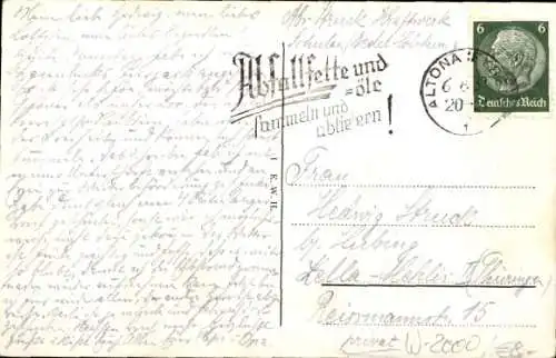 Ak Wedel an der Elbe, Marktplatz