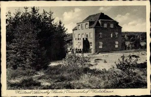 Ak Hützel Bispingen Lüneburger Heide, Immenhof-Waldhaus