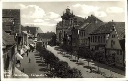 Ak Bückeburg im Kreis Schaumburg, Langestraße