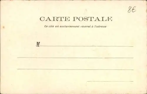 Ak La Ferté Bernard Sarthe, Le Mail und rue Denfert Rochereau