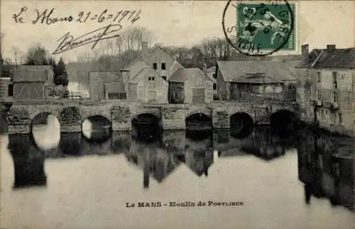 Ak Le Mans Sarthe, Moulin de Pontlieue