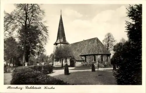 Ak Hamburg Wandsbek Rahlstedt, Kirche