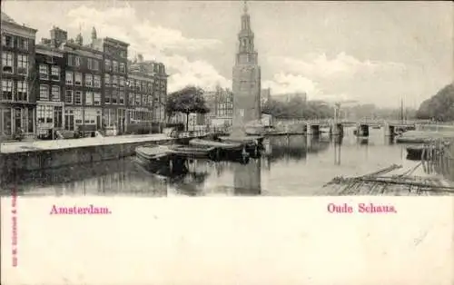 Ak Amsterdam Nordholland Niederlande, Oude Schaus