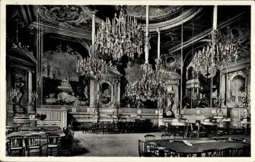 Ak Baden Baden am Schwarzwald, Spielcasino, Saal Louis XIII