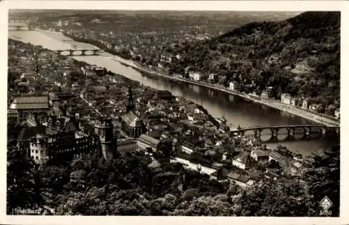 Ak Heidelberg am Neckar, Totalansicht