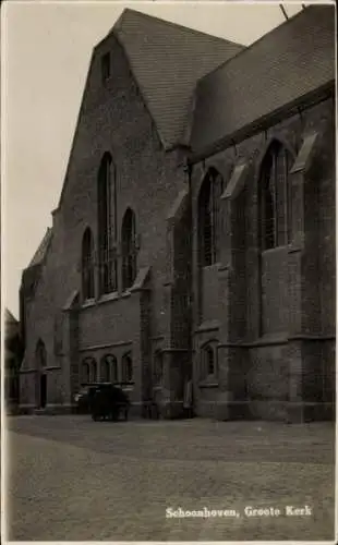 Ak Schoonhoven Südholland Niederlande, Groote Kerk