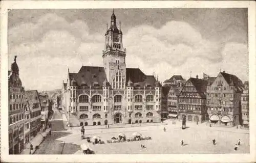 Ak Stuttgart in Württemberg, Rathaus