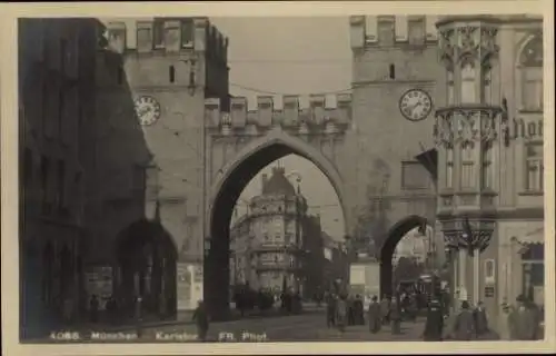 Foto Ak München, Karlstor