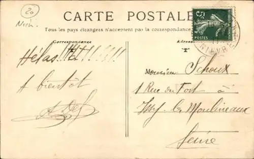 Ak Saint Parise le Chatel Nièvre, Quelle kochender Mittel