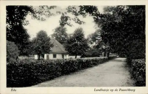 Ak Ede Gelderland Niederlande, Landhaus auf dem Paaschberg