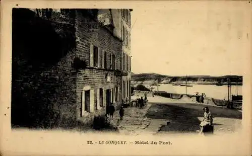 Ak Le Conquet Finistère, Hôtel du Port