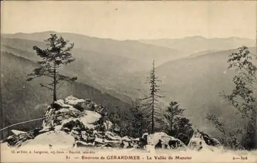 Ak Gérardmer Lothringen Vosges, Vallee de Munster