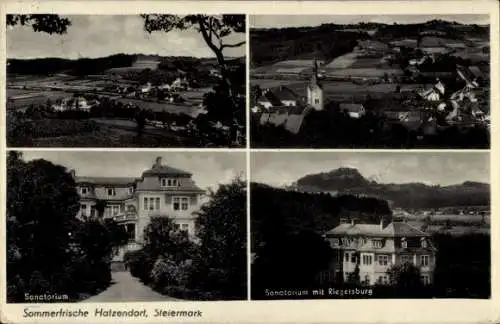 Ak Hatzendorf Fehring Steiermark, Sanatorium, Riegersburg