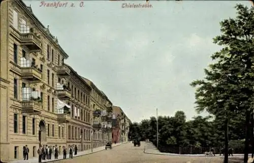 Ak Frankfurt an der Oder, Thielestraße