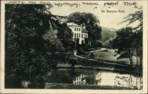 Ak Beldorf Rendsburg Eckernförde, Partie im Bosseer Park