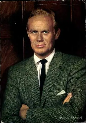 Ak Schauspieler Richard Widmark, Portrait