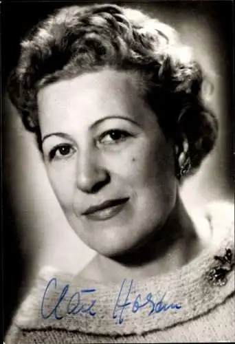 Ak Schauspielerin Cläre Holsten, Portrait, Autogramm