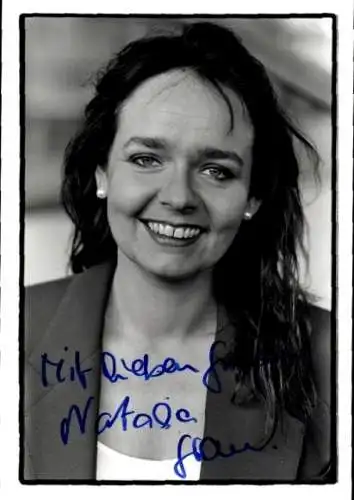 Ak Schauspielerin Natalia Grau, Portrait, Autogramm