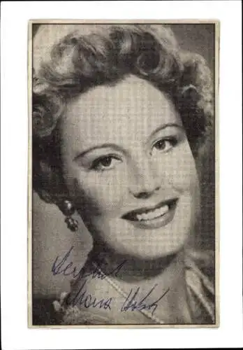 Ak Schauspielerin Maria Holst, Portrait, Autogramm