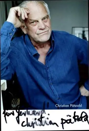 Ak Schauspieler Christian Pätzold, Portrait, Autogramm