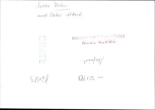 Ak Schauspieler Sascha Hehn, Autogramm, Vater Albert