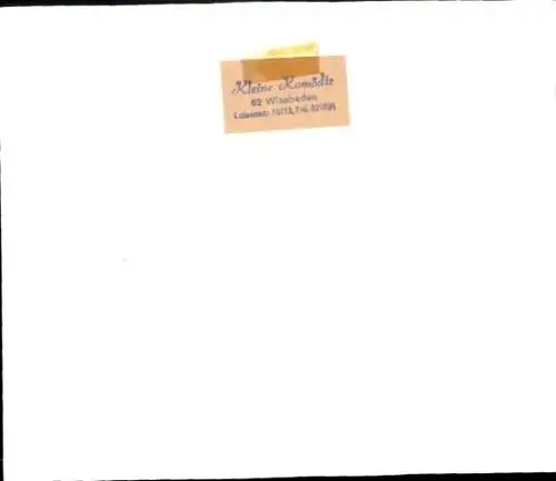 Ak Schauspieler, Portrait, Autogramm