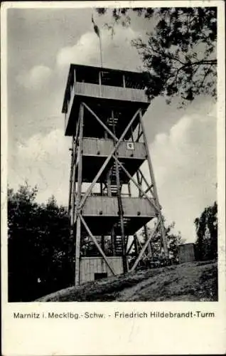 Ak Marnitz in Mecklenburg, Friedrich Hildebrandt-Turm