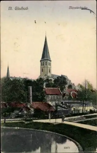 Ak Mönchengladbach am Niederrhein, Münsterkirche